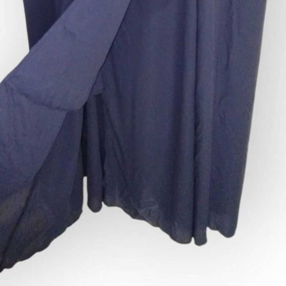 Love X Design Womens Maxi Sz 2X Navy VNeck Flutte… - image 7