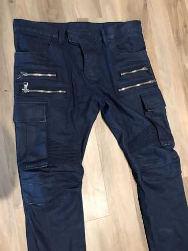 Balmain Cargo Biker Denim