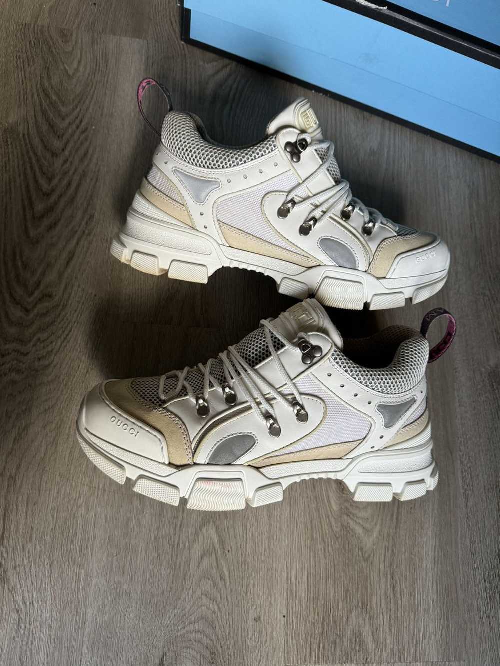 Gucci Gucci Flashtrek White Chunky Sneakers - image 2