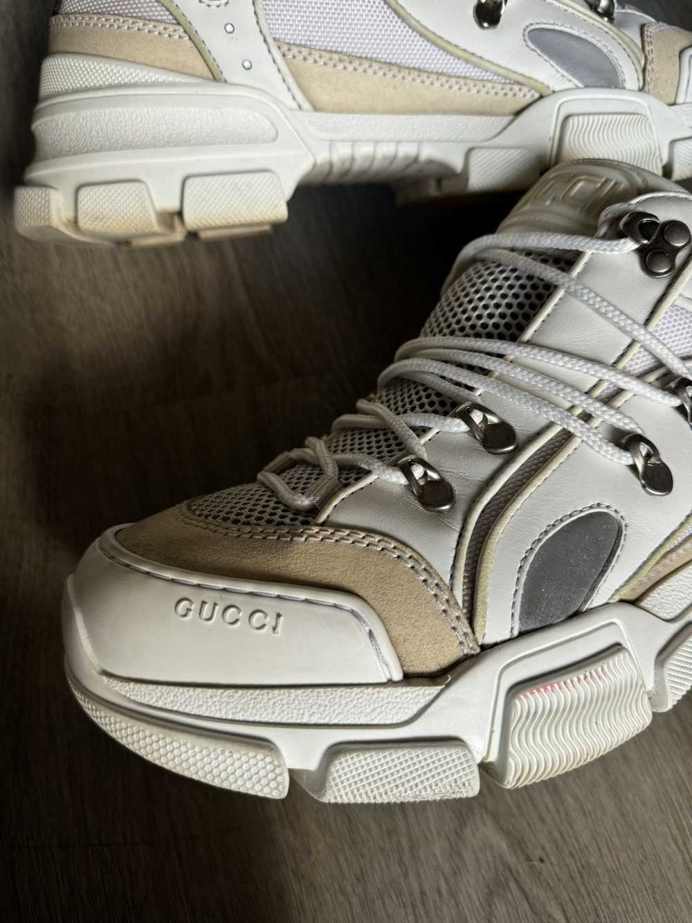 Gucci Gucci Flashtrek White Chunky Sneakers - image 4