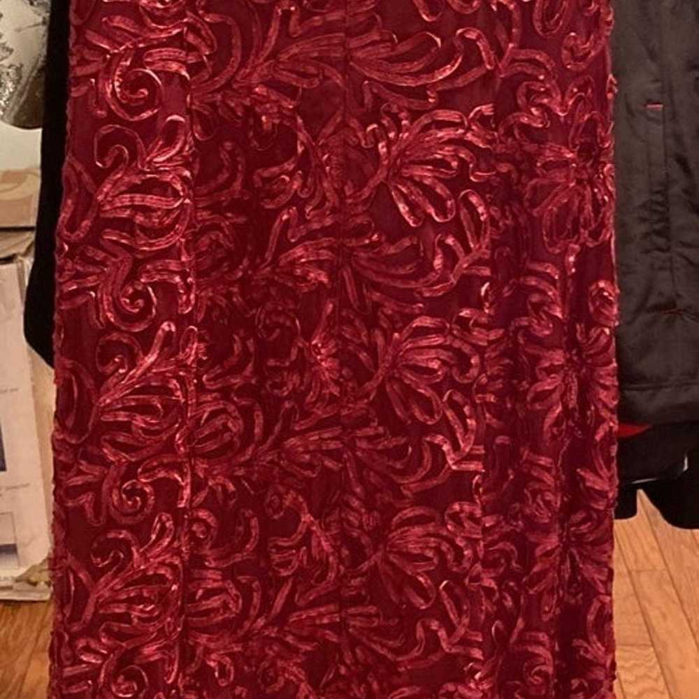 Ignite Evenings Wine Size 14 Long Evening Dress - image 6