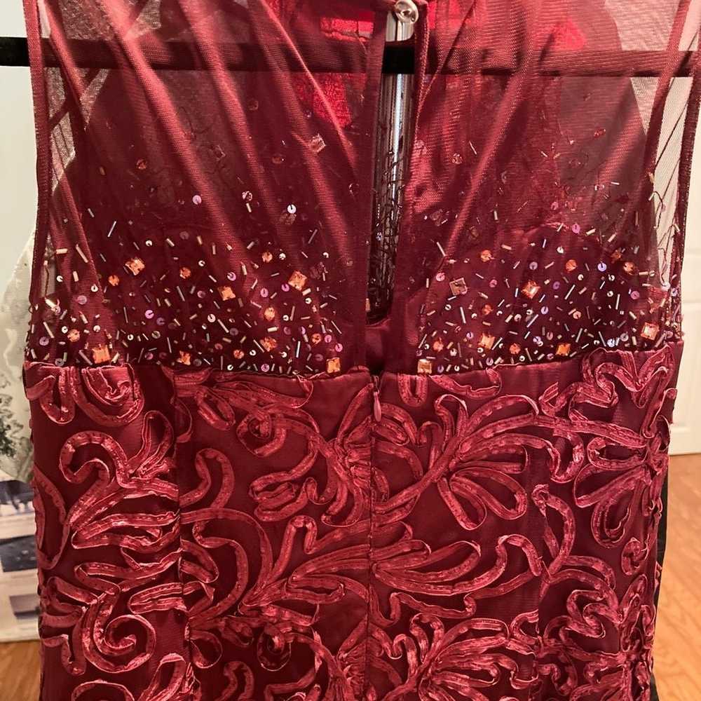 Ignite Evenings Wine Size 14 Long Evening Dress - image 7