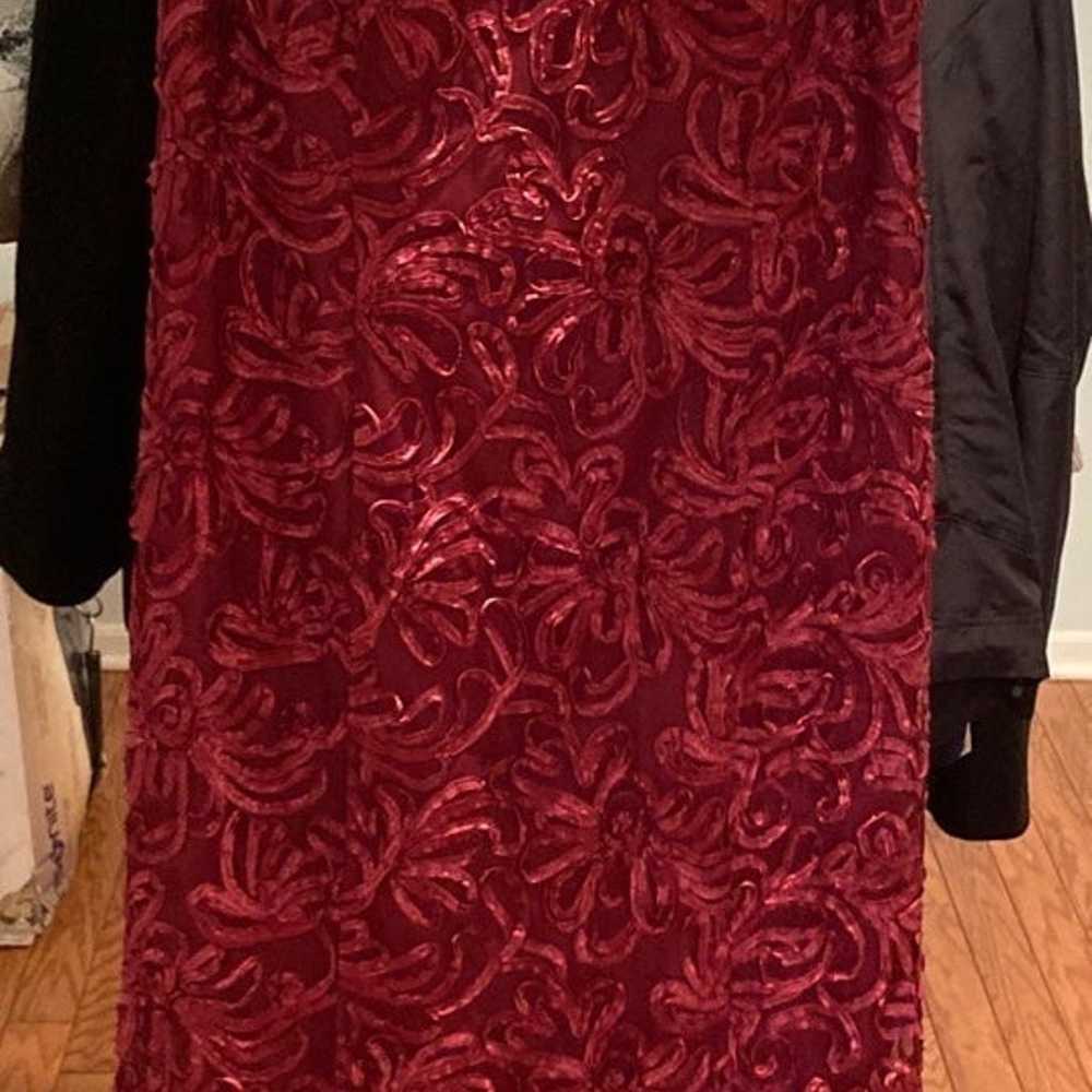 Ignite Evenings Wine Size 14 Long Evening Dress - image 8