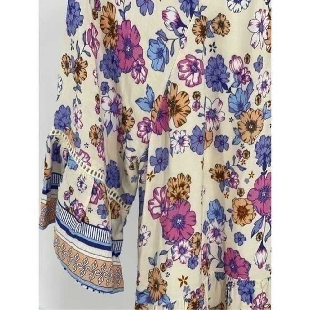 THML Dress Women’s Size Small Floral Pleated Shor… - image 10