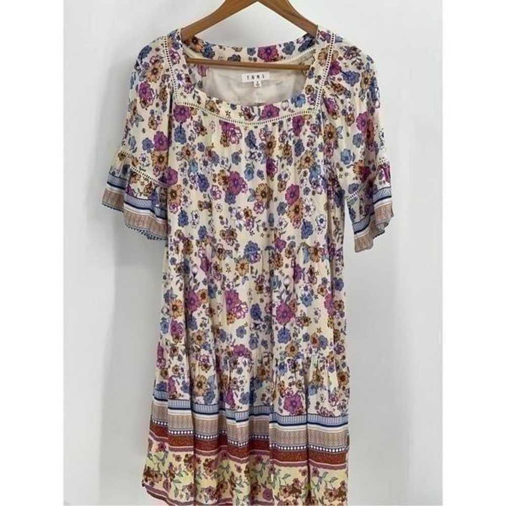 THML Dress Women’s Size Small Floral Pleated Shor… - image 1