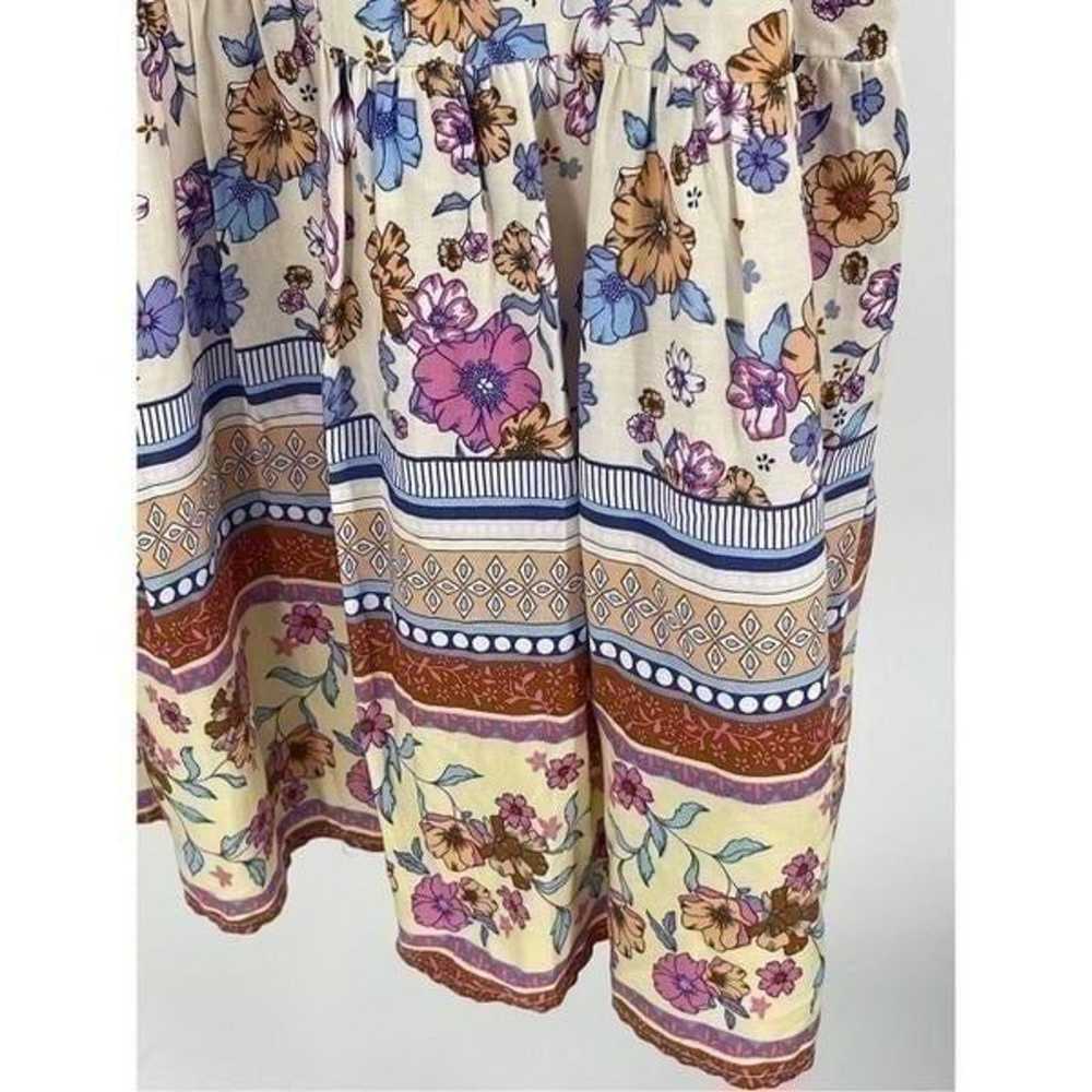 THML Dress Women’s Size Small Floral Pleated Shor… - image 5