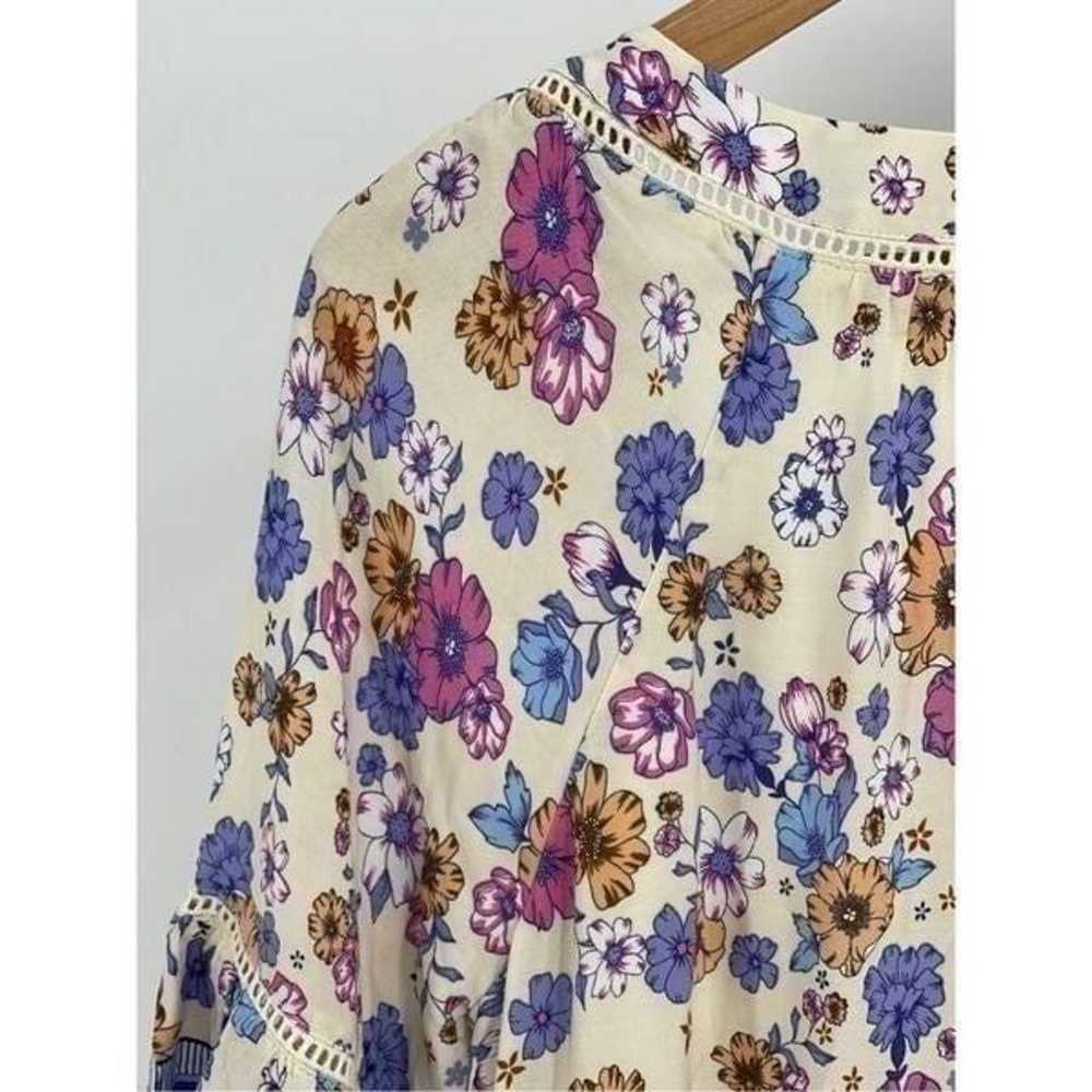 THML Dress Women’s Size Small Floral Pleated Shor… - image 9