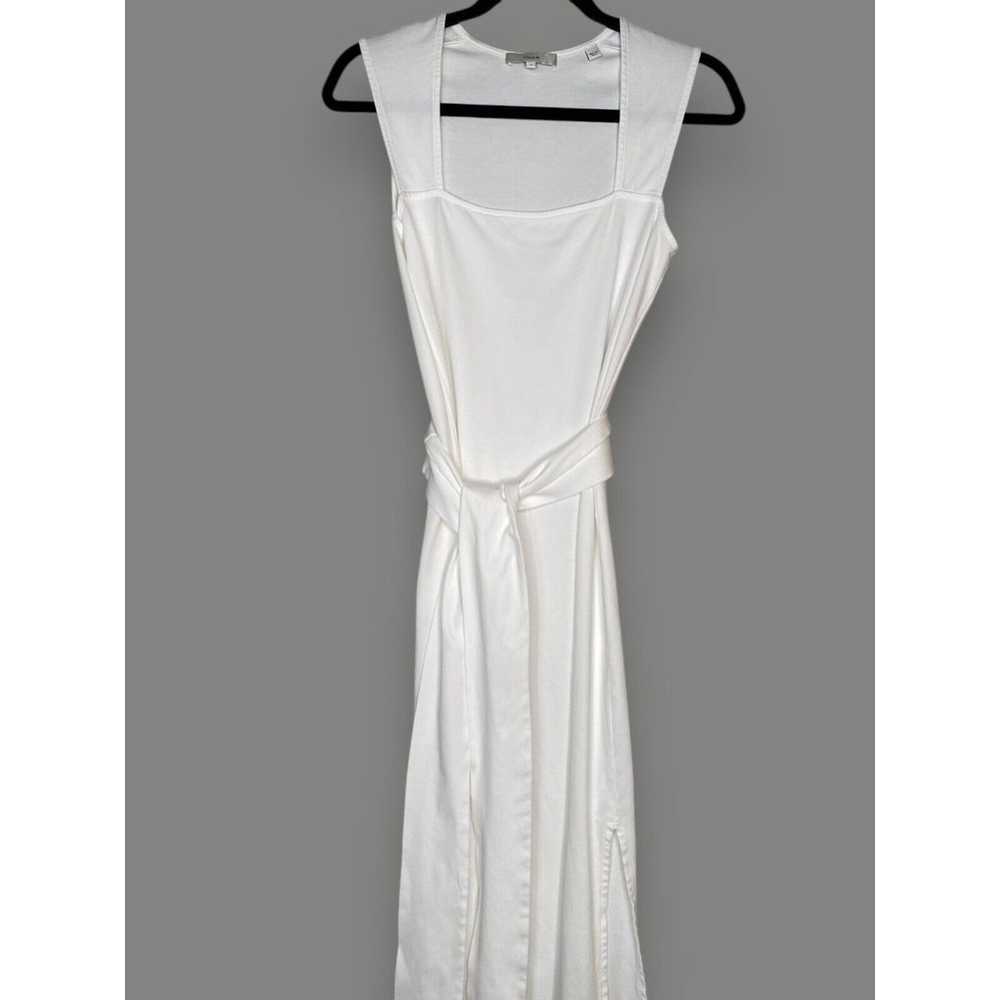 Vince Sleeveless Wrap Dress in Color Optic White … - image 2