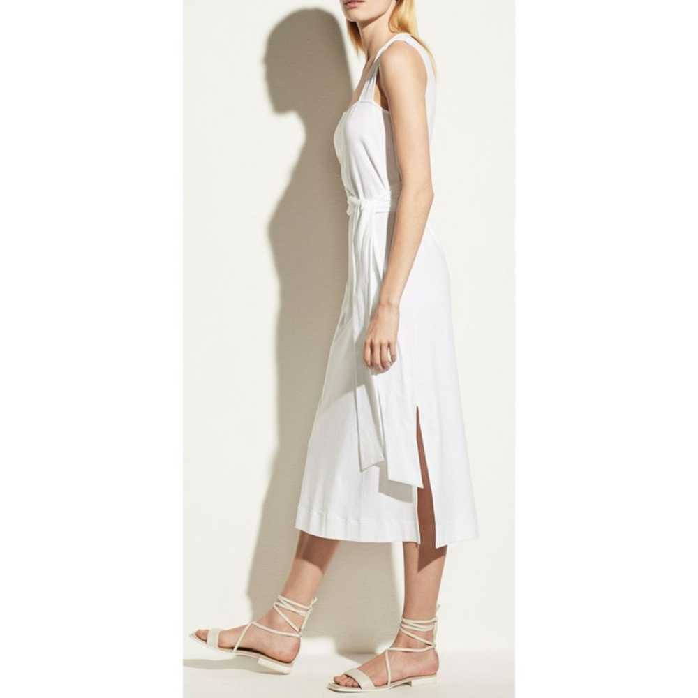 Vince Sleeveless Wrap Dress in Color Optic White … - image 5