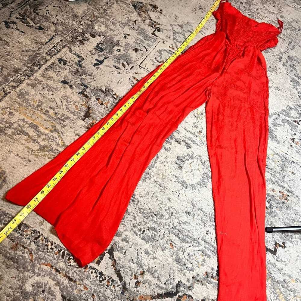 L'ACADEMIE x Revolve Alexia Red Wide Leg Jumpsuit… - image 10