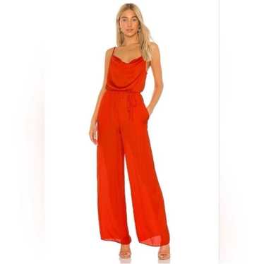 L'ACADEMIE x Revolve Alexia Red Wide Leg Jumpsuit… - image 1