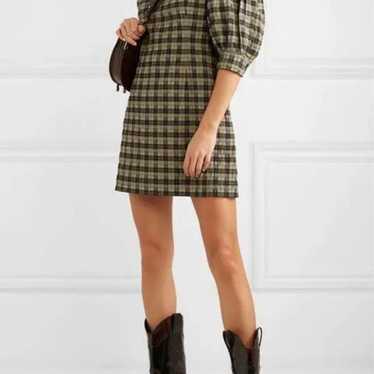 GANNI Gingham Mini Dress