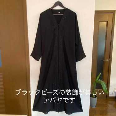 Muslim black long dress, abaya, Dubai