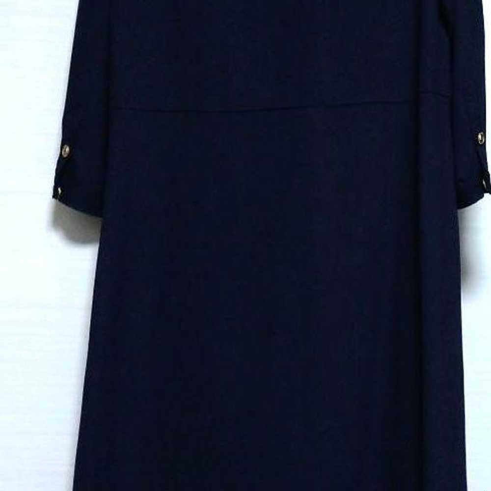 Pink House Navy Sailor Collar Long Dress - image 4