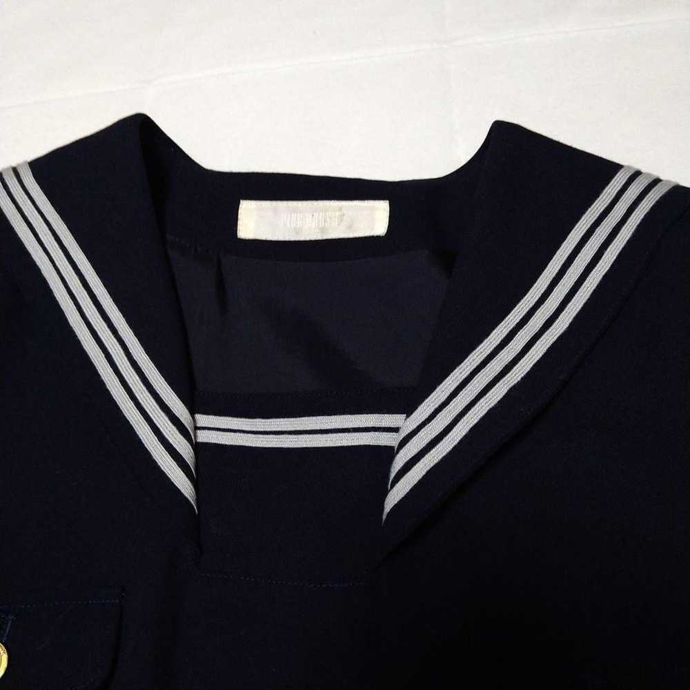 Pink House Navy Sailor Collar Long Dress - image 5