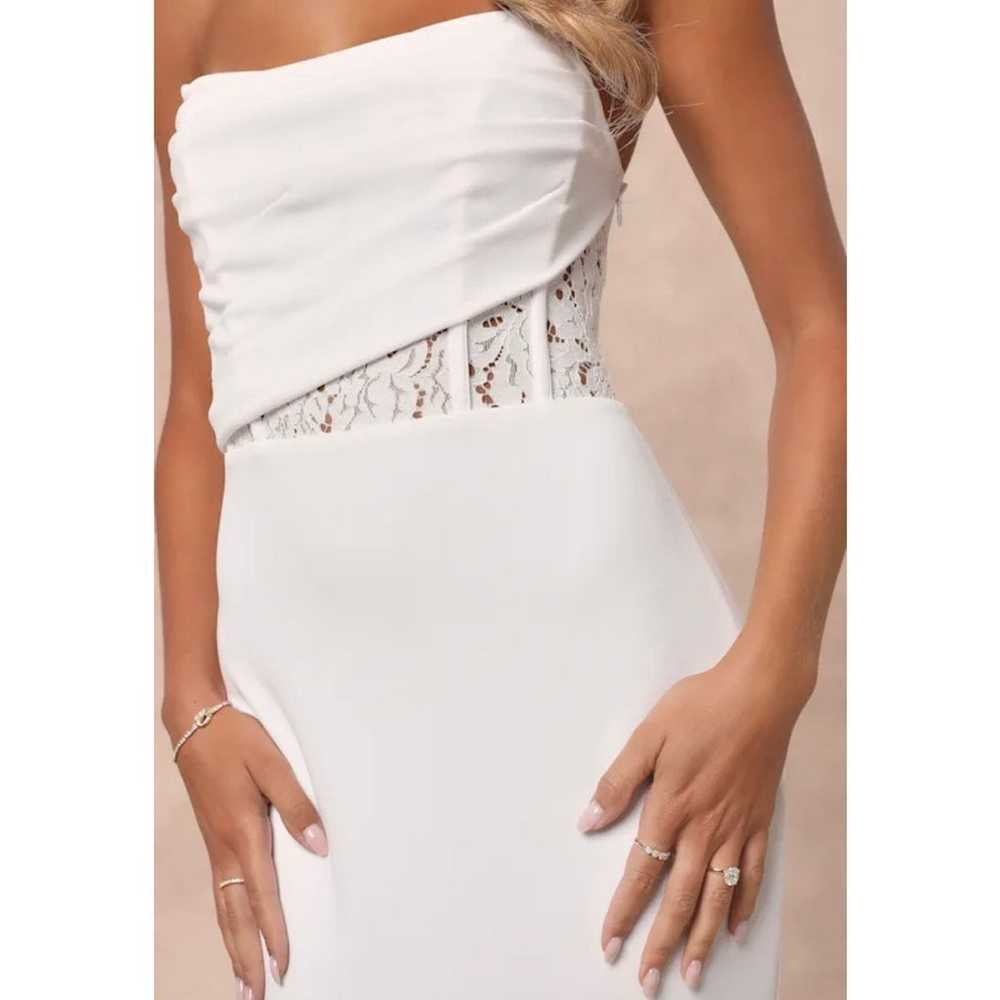 NWOT Lulus Avowed Adoration White Lace Pleated St… - image 3