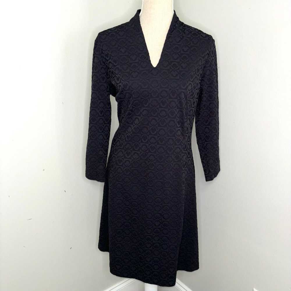 J McLaughlin textured black 3/4 sleeve stretch je… - image 1