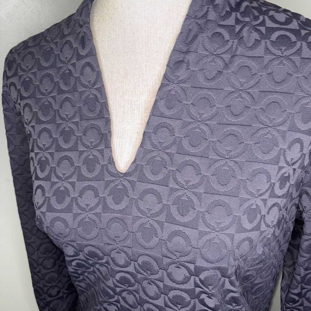 J McLaughlin textured black 3/4 sleeve stretch je… - image 2