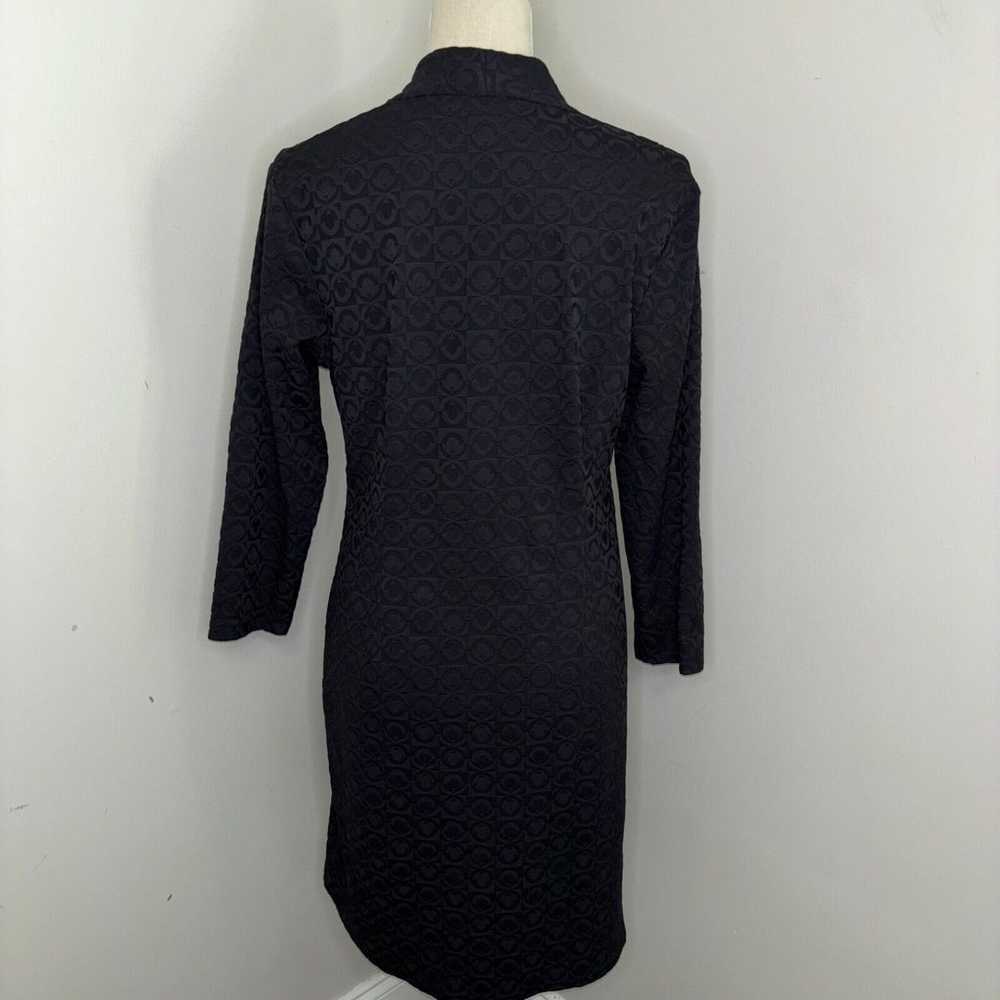 J McLaughlin textured black 3/4 sleeve stretch je… - image 4