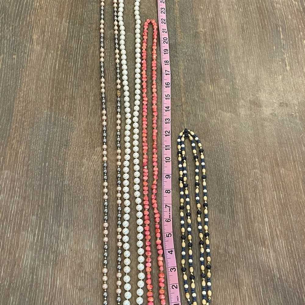 Lot of 4 Vintage Beaded Necklaces - image 2