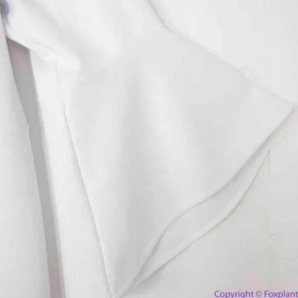 New!  Eloquii white Flare Sleeve Scuba Dress, 22 - image 12