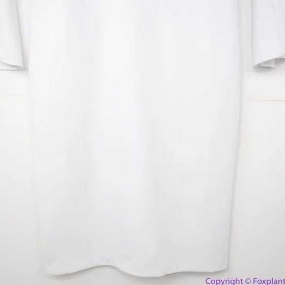 New!  Eloquii white Flare Sleeve Scuba Dress, 22 - image 4