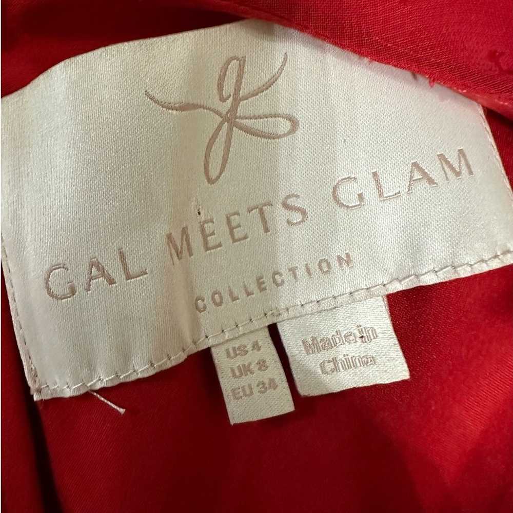 Gal Meets Glam Cherry Red Brielle Clip Dot Chiffo… - image 2