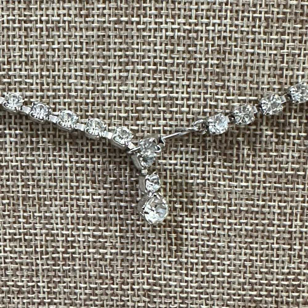 High End Vintage Rhinestone Necklace - image 10