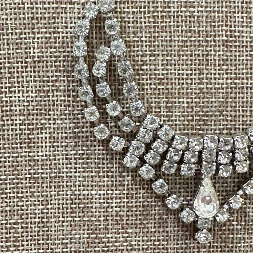 High End Vintage Rhinestone Necklace - image 8