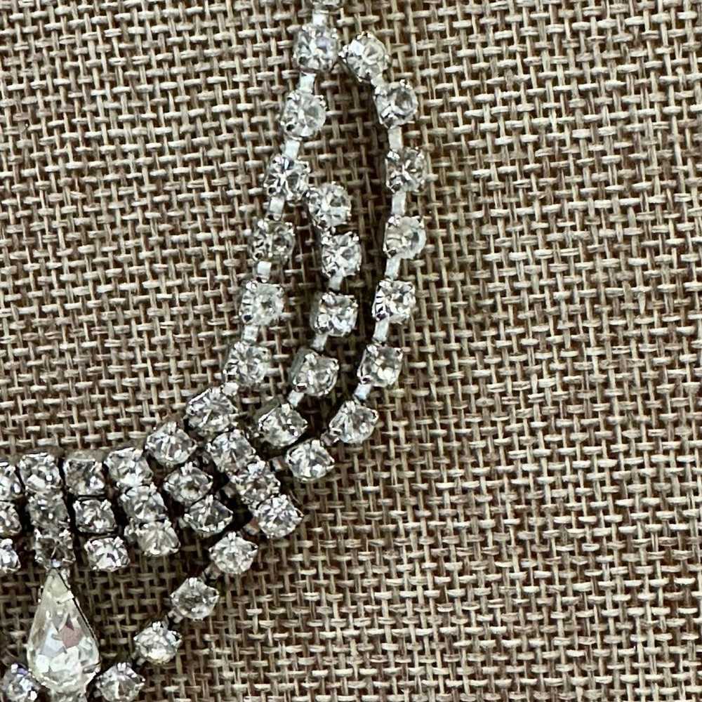 High End Vintage Rhinestone Necklace - image 9