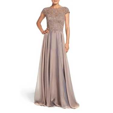 La Femme A-Line Ball Gown Women's 10 Brown Short … - image 1