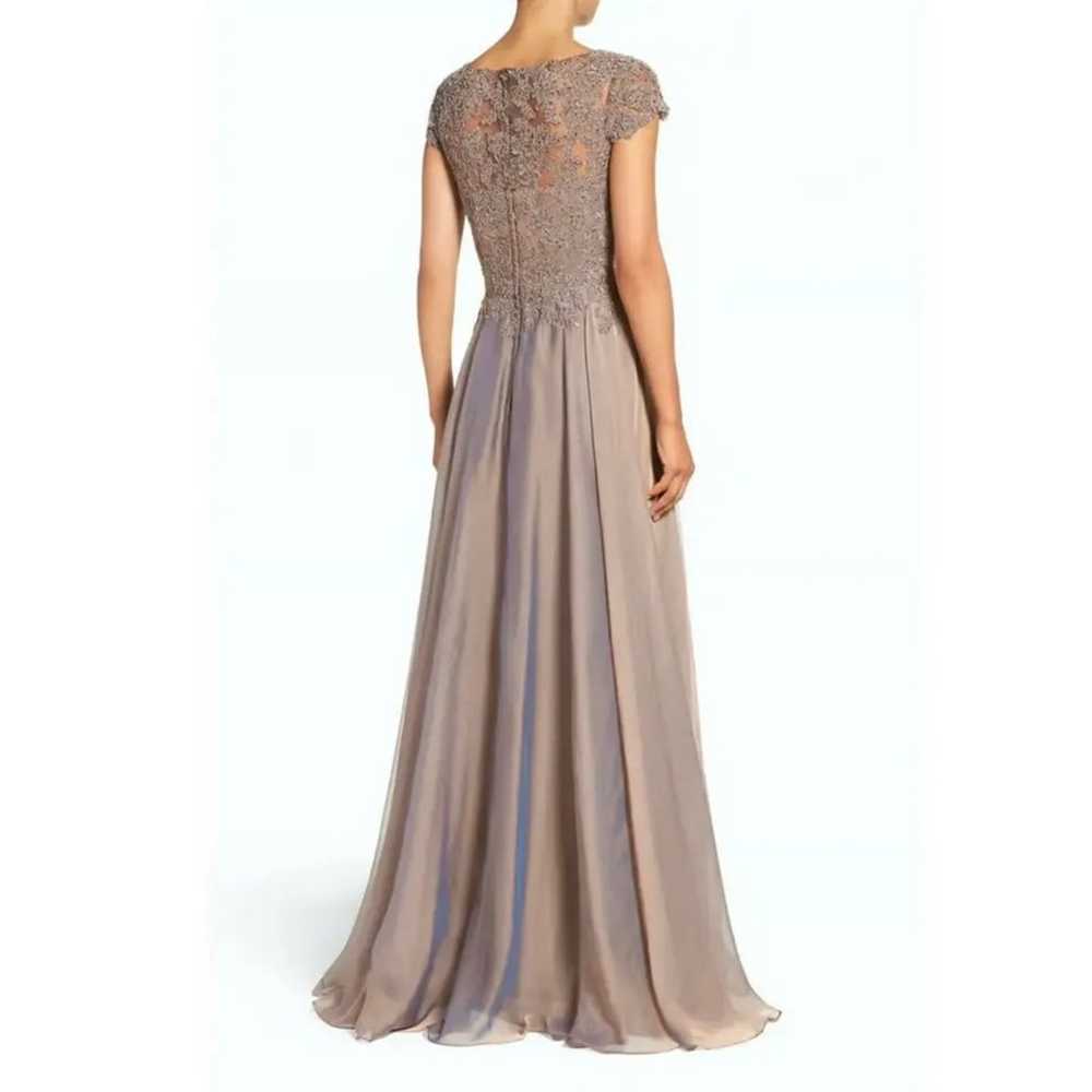 La Femme A-Line Ball Gown Women's 10 Brown Short … - image 2