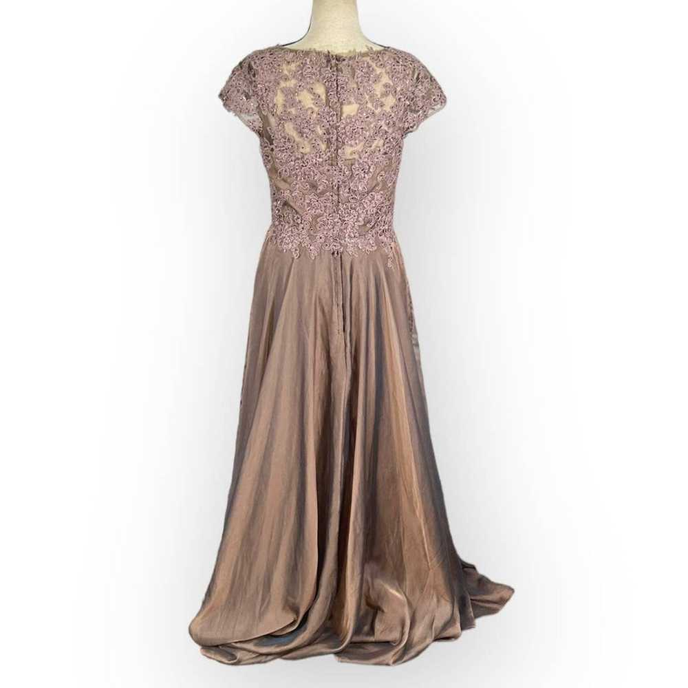 La Femme A-Line Ball Gown Women's 10 Brown Short … - image 5