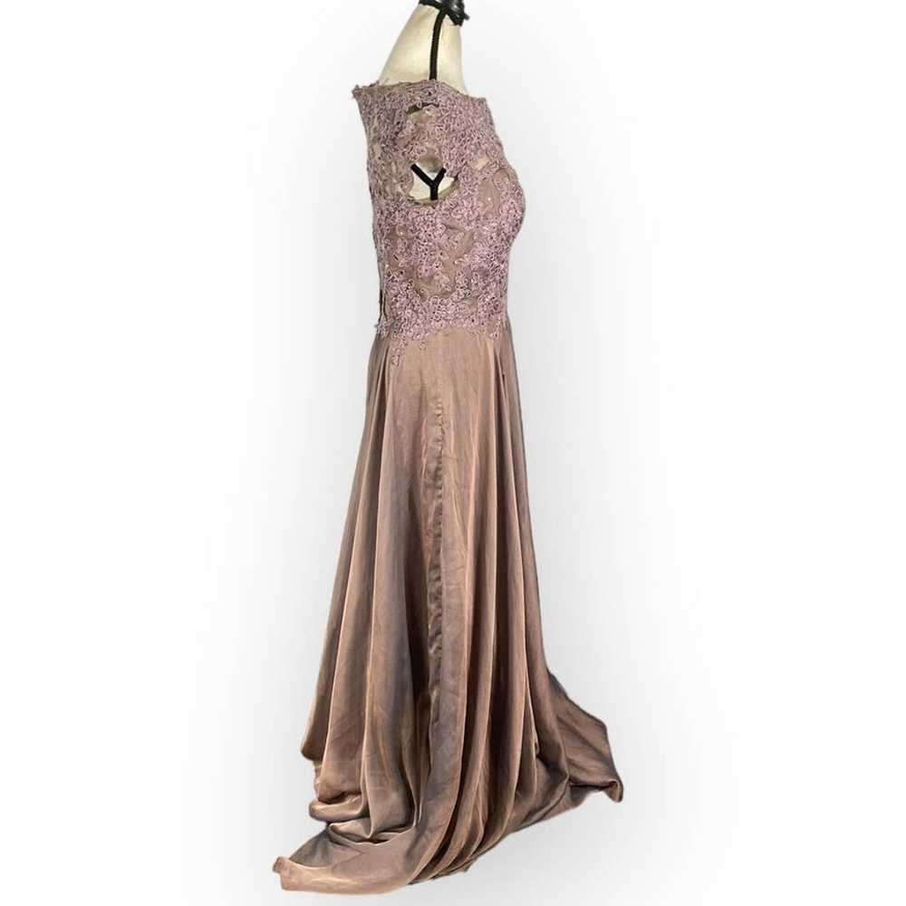 La Femme A-Line Ball Gown Women's 10 Brown Short … - image 6