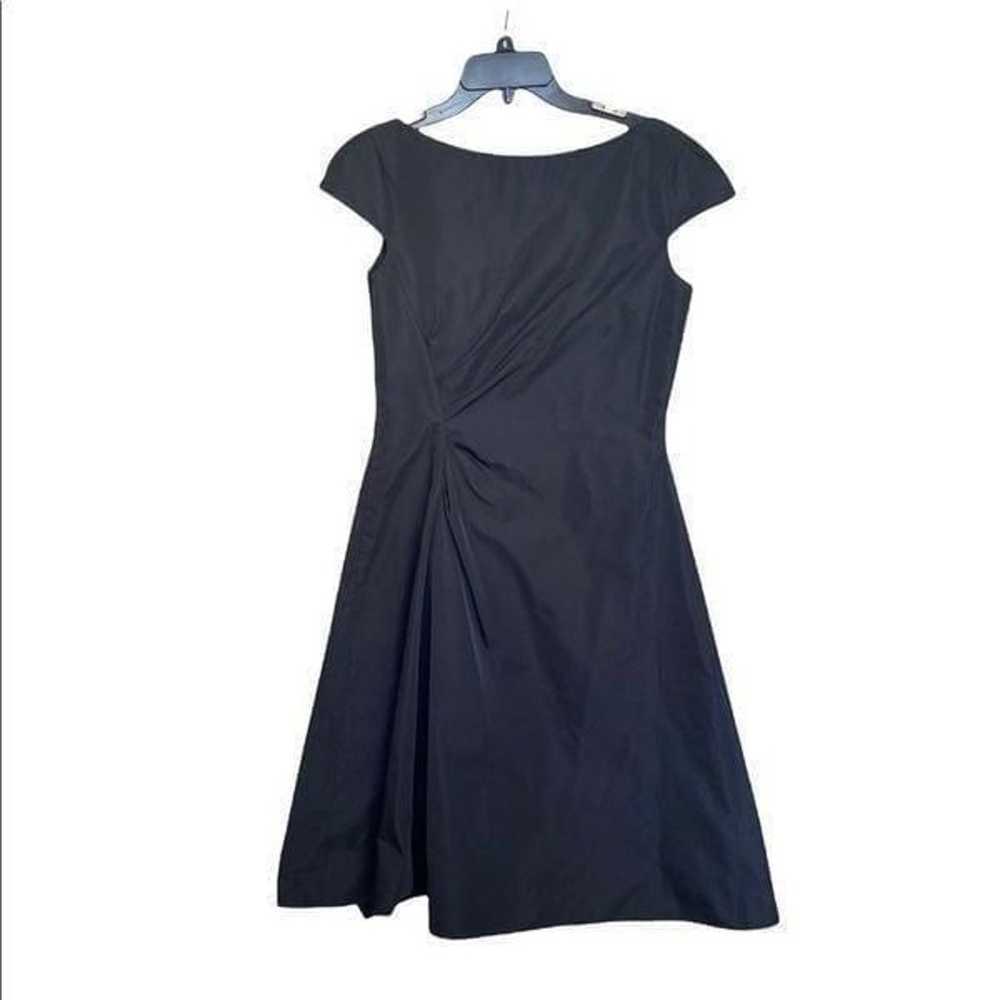 Lida Baday  Black Cap Sleeves Dress Sz 6 - image 6