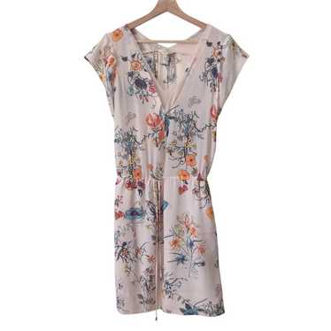 Rebecca Taylor Meadow Floral Silk Dress Womens 4 … - image 1