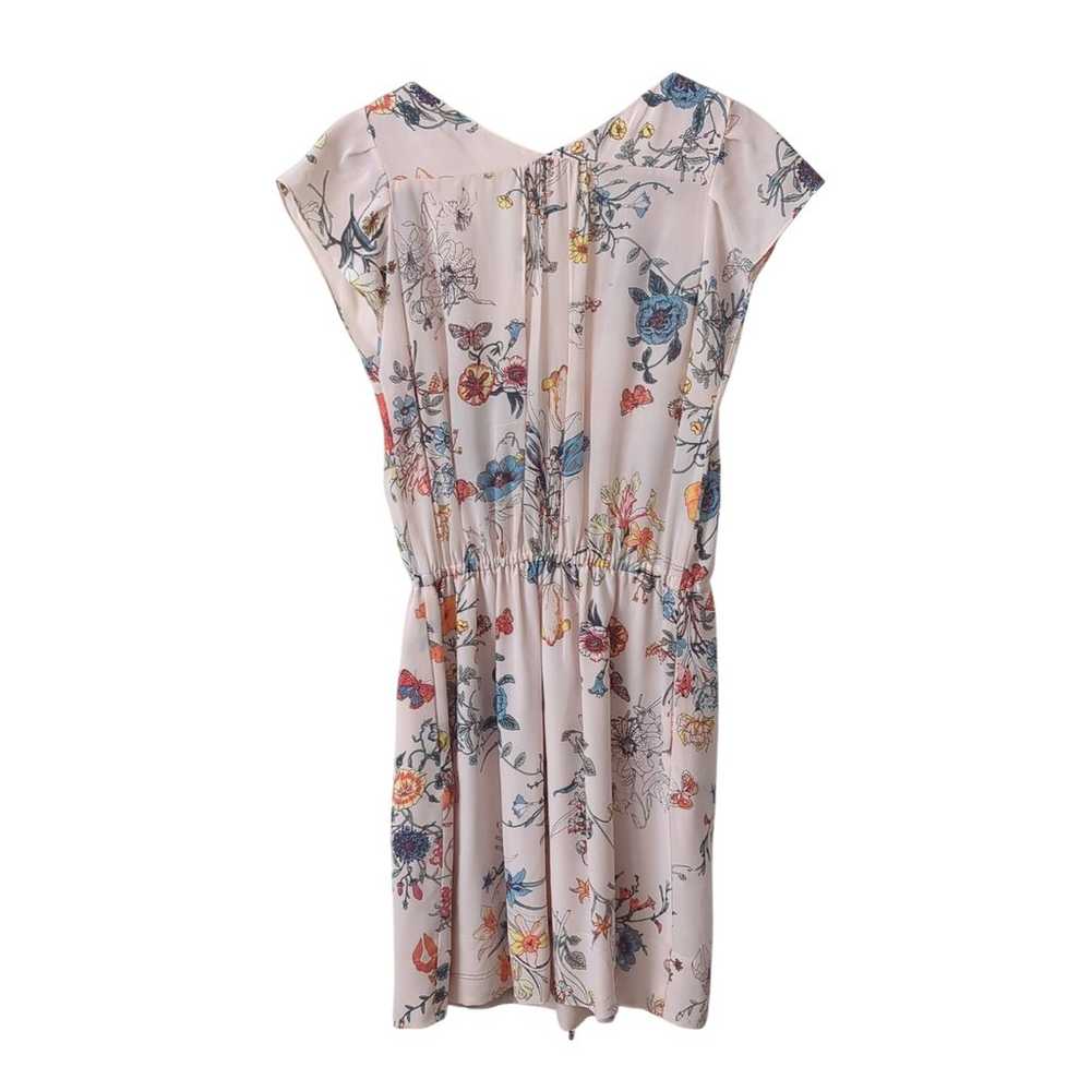 Rebecca Taylor Meadow Floral Silk Dress Womens 4 … - image 2