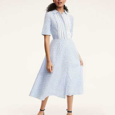 Clip Dot Seersucker Shirt Dress size 4 - image 1