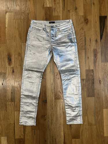 Purple Brand Purple Brand Silver Monogram Denim Je