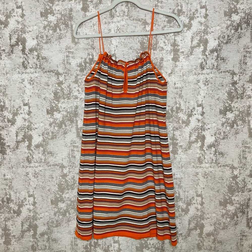 Jucca Cotton Striped Mini Swing Sundress - image 2