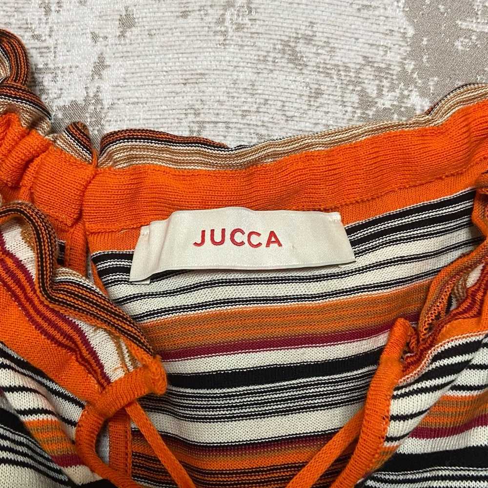 Jucca Cotton Striped Mini Swing Sundress - image 3