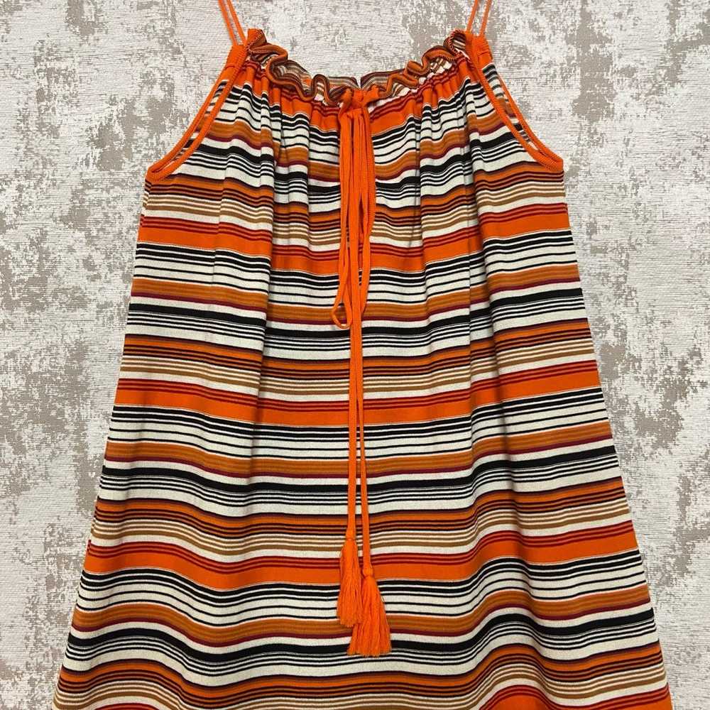 Jucca Cotton Striped Mini Swing Sundress - image 4