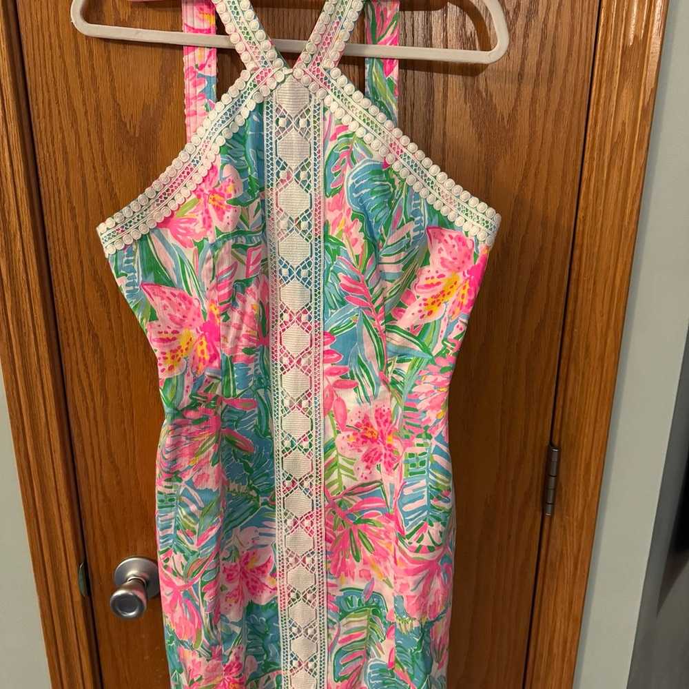 Lilly Pulitzer vena shift dress this dress EUC - image 1