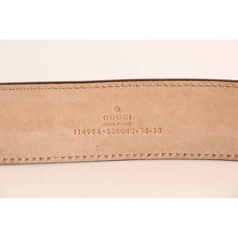 Gucci Interlocking Buckle leather belt - image 3