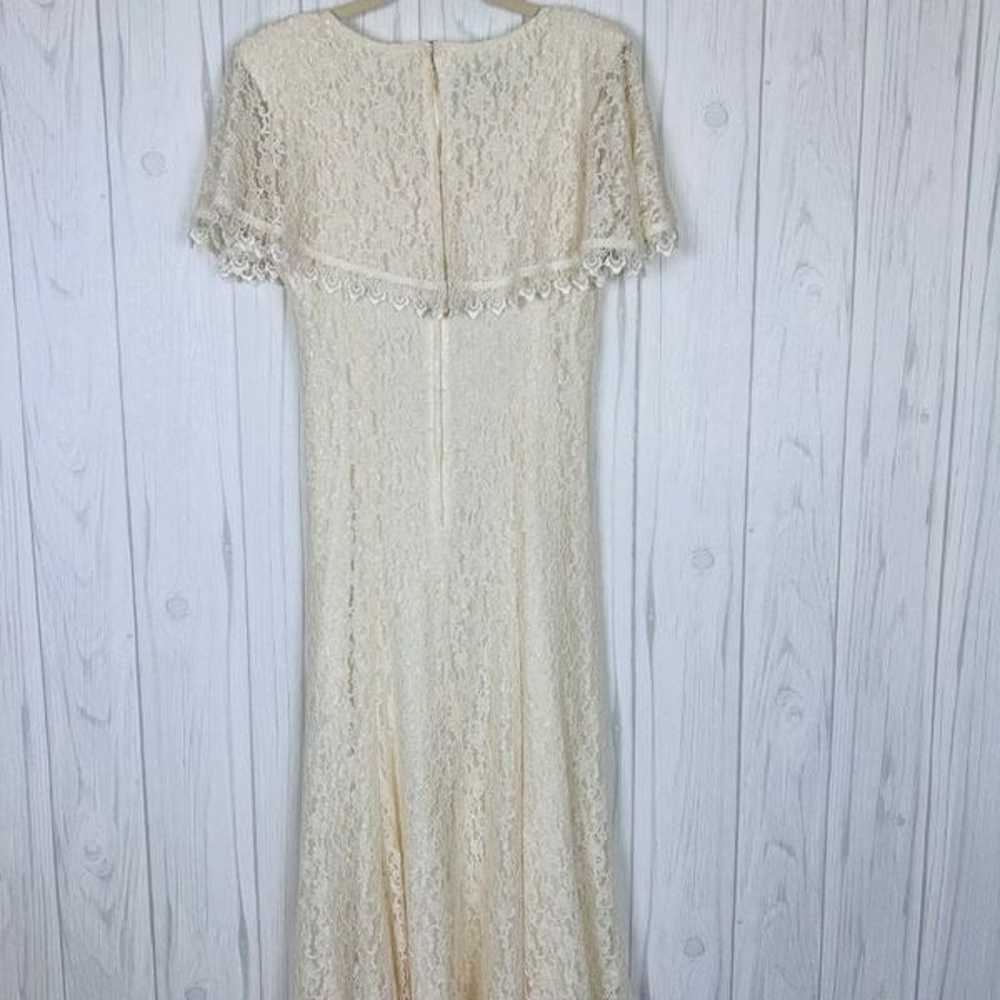 Vintage Bari Protas Dress Lace Cachet Cream Size … - image 2