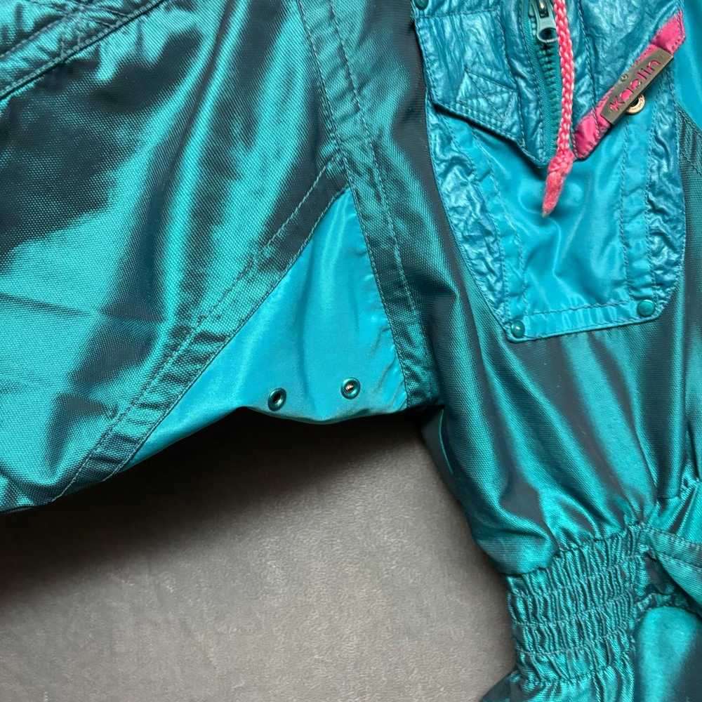 Vintage 80s Kaelin Solar Ski Suit Full Piece Wome… - image 10