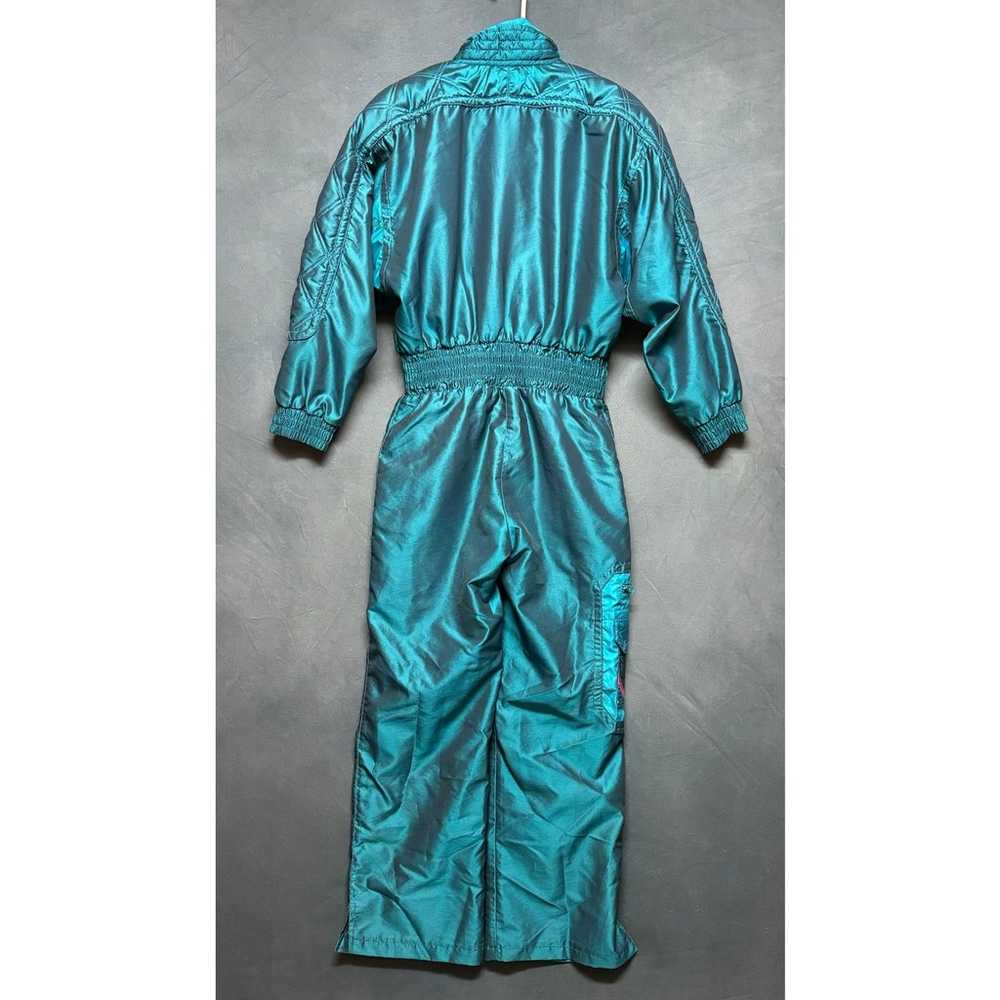 Vintage 80s Kaelin Solar Ski Suit Full Piece Wome… - image 2