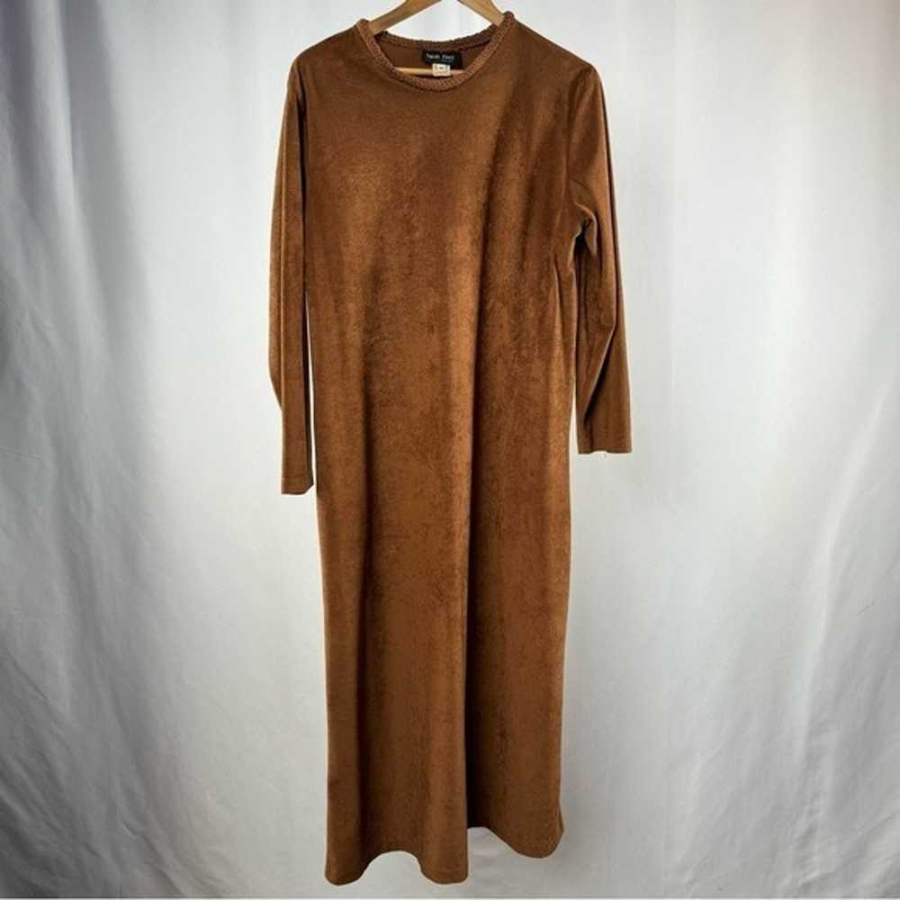 Vintage Sophie Finzi New York Faux Suede Long Sle… - image 1