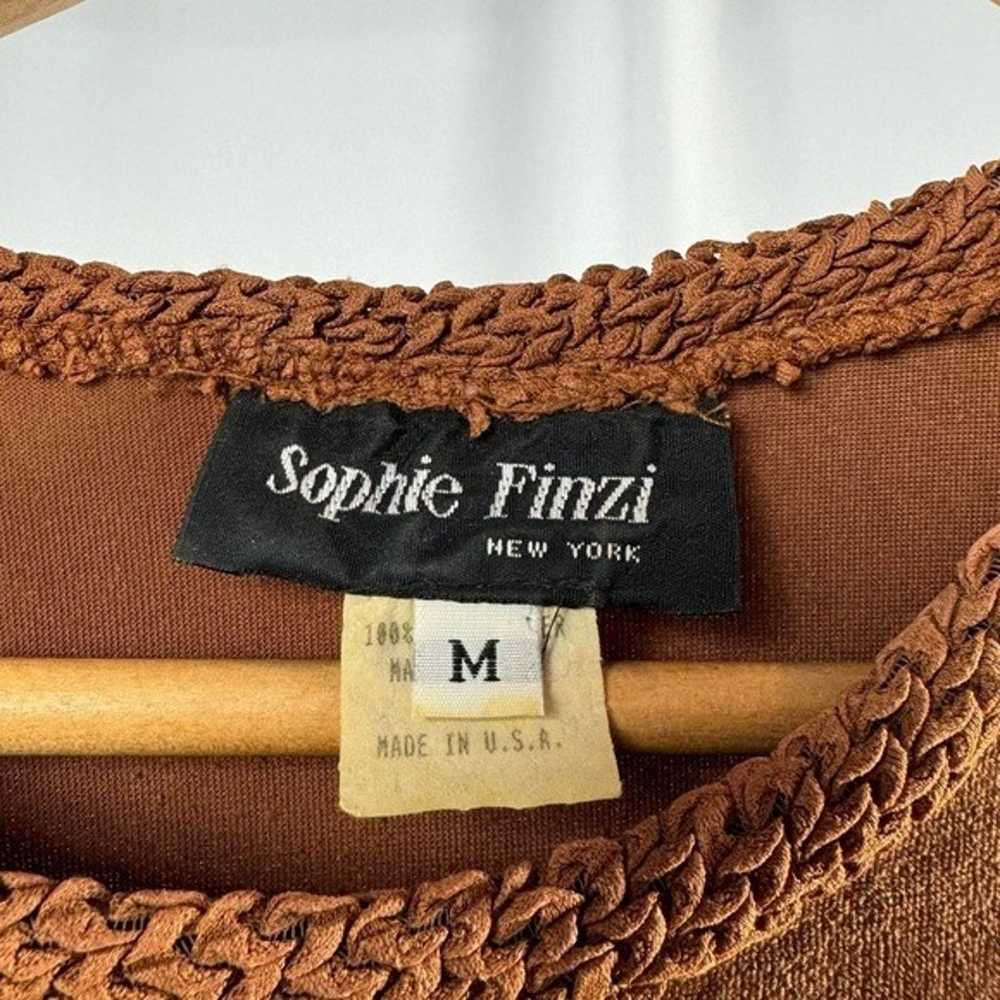 Vintage Sophie Finzi New York Faux Suede Long Sle… - image 2