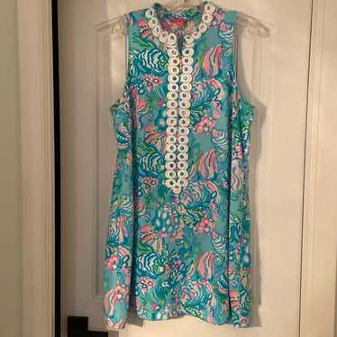 Lilly Pulitzer classic floral shift Size 16